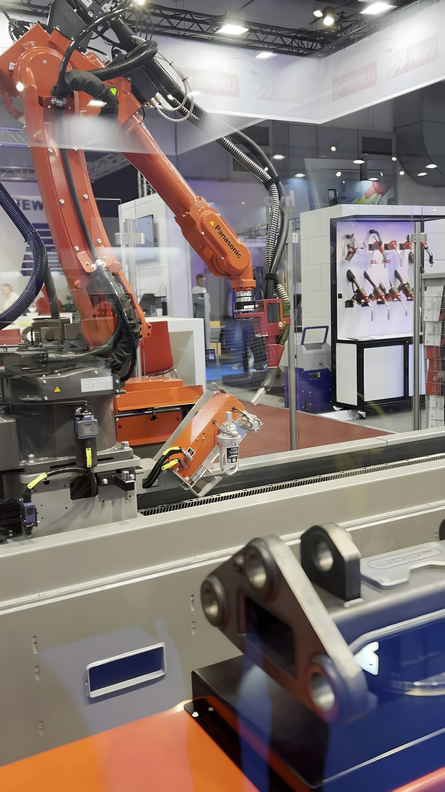 Industrial robot representing AI automation